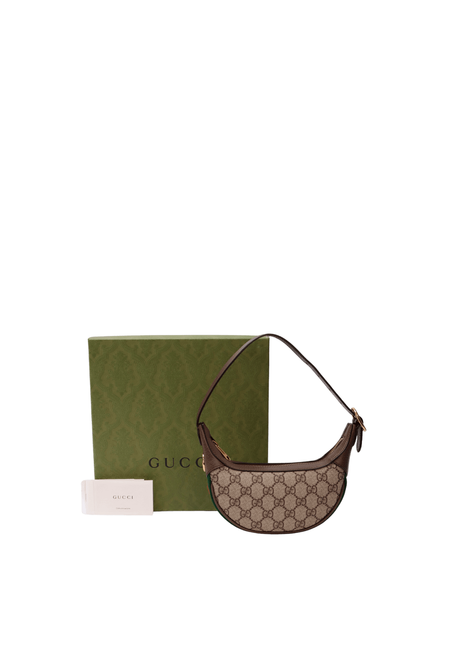 MINI GG SUPREME WEB HALF-MOON HOBO