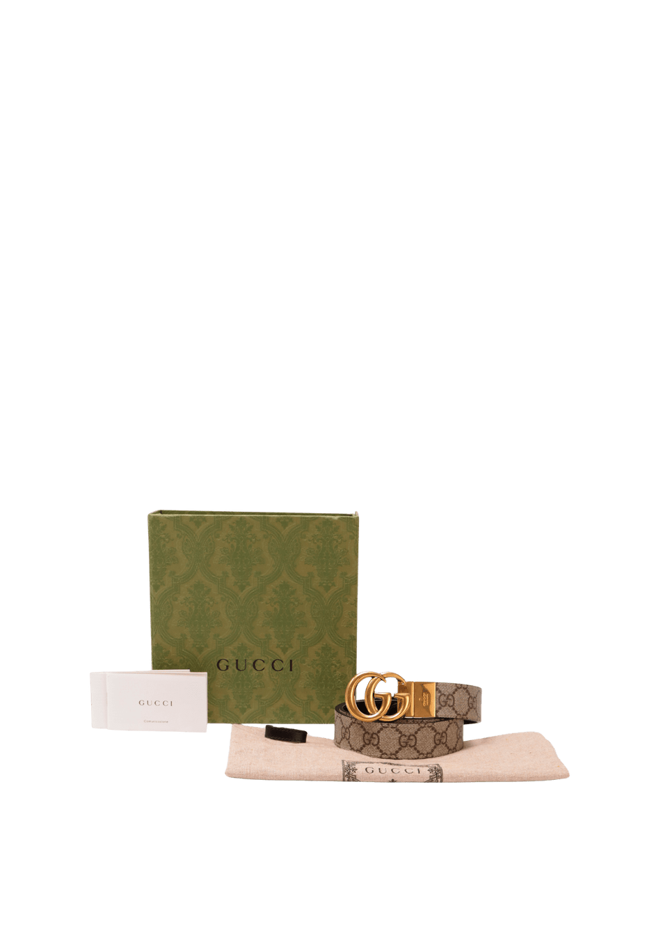 DOUBLE G LOGO BELT 80