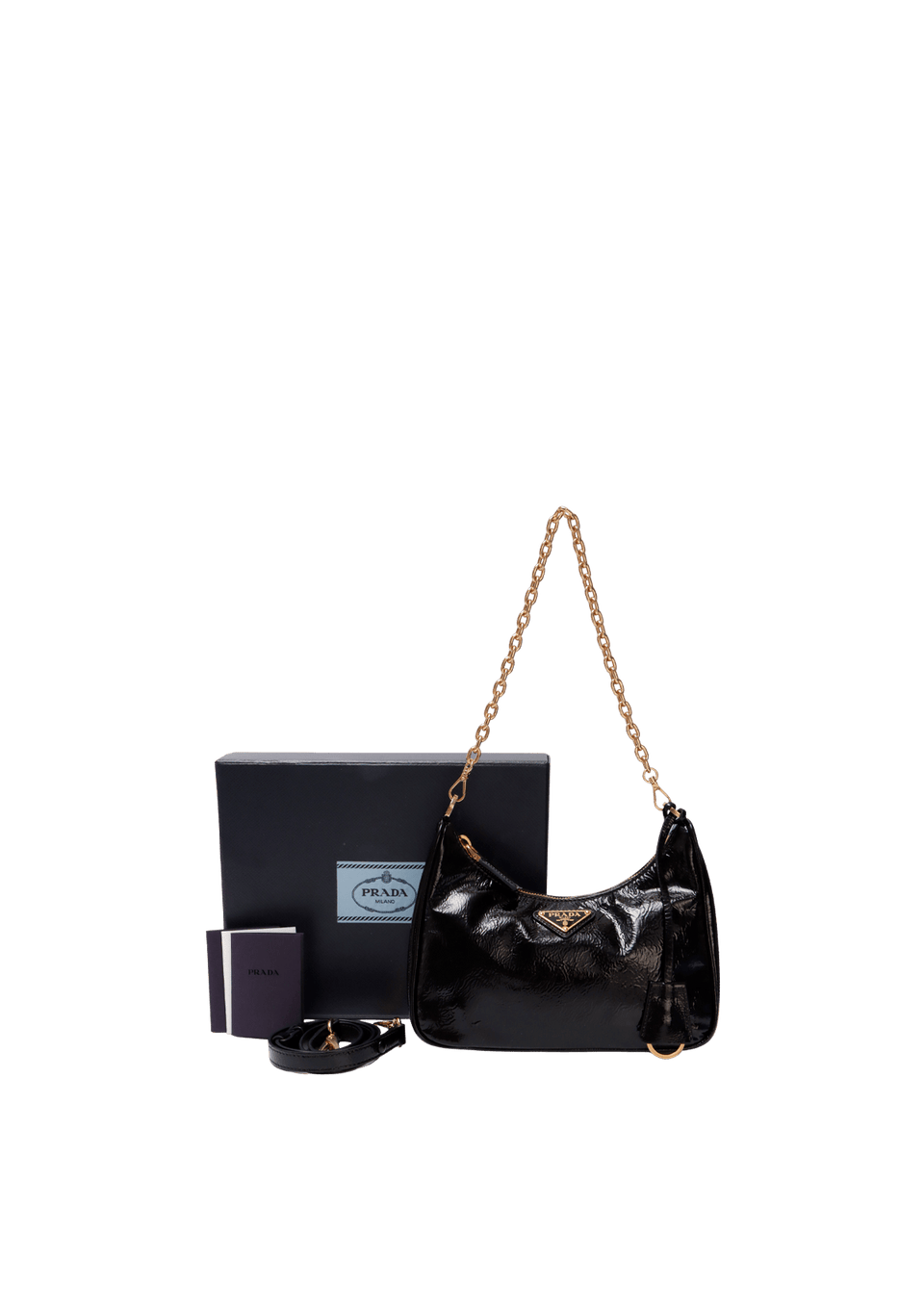 PATENT LEATHER NAPLAK MINI RE-EDITION