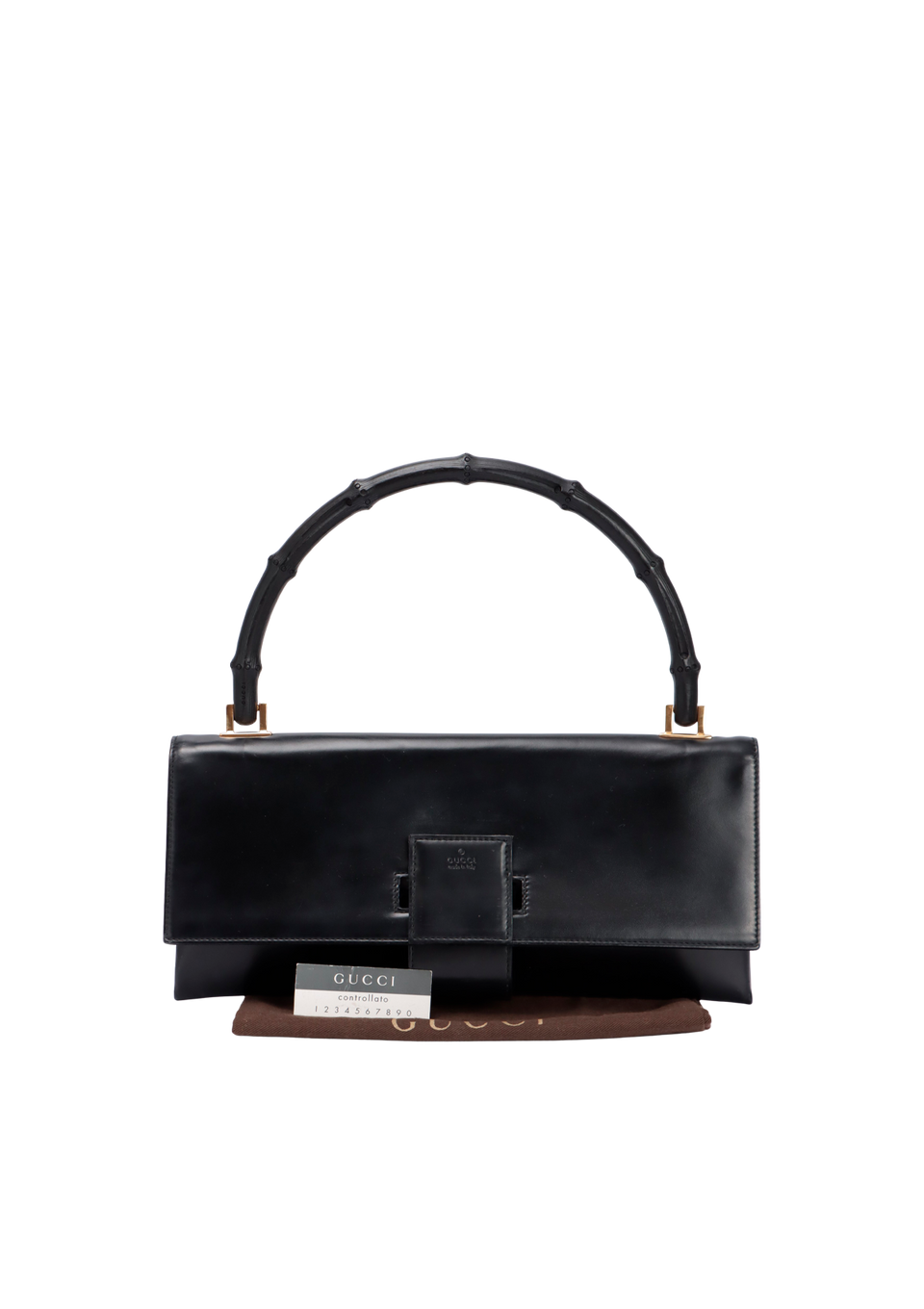 VINTAGE BAMBOO FLAP BAG