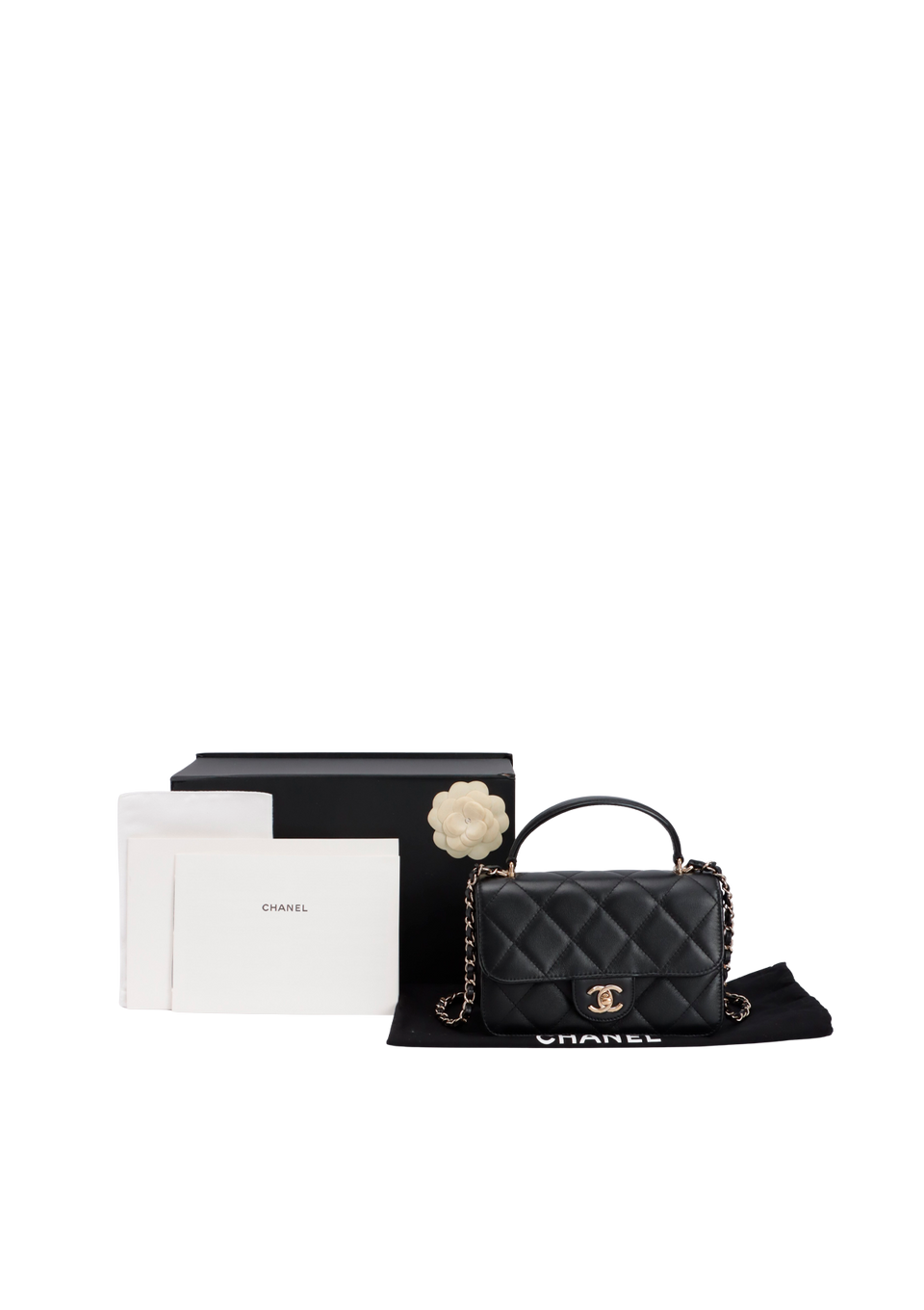 MINI TRENDY CC FLAP BAG LAMBSKIN