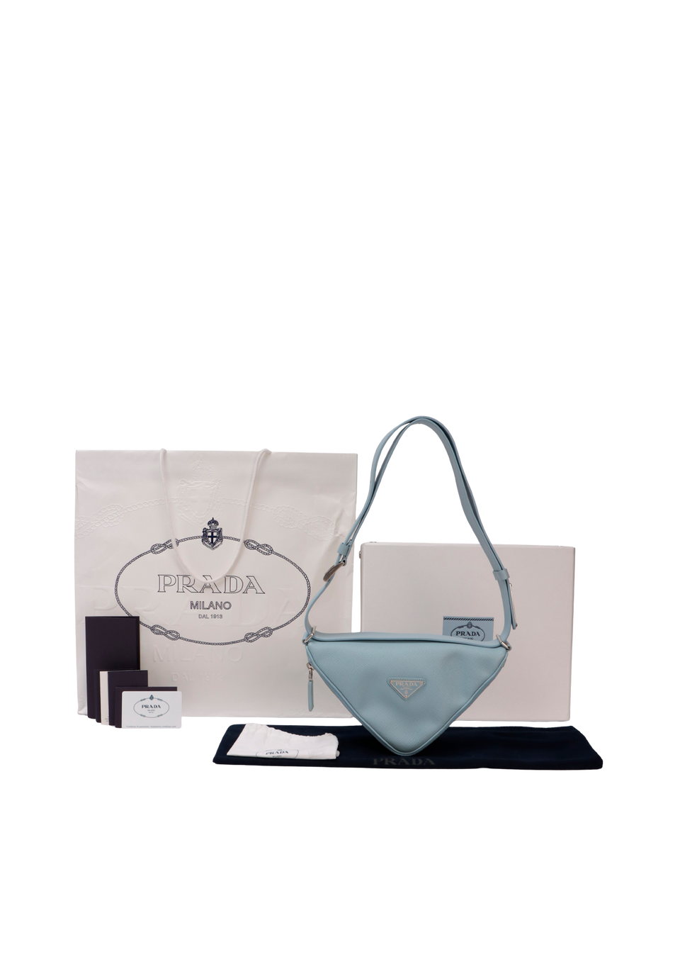 SAFFIANO CUIR TRIANGLE BELT BAG