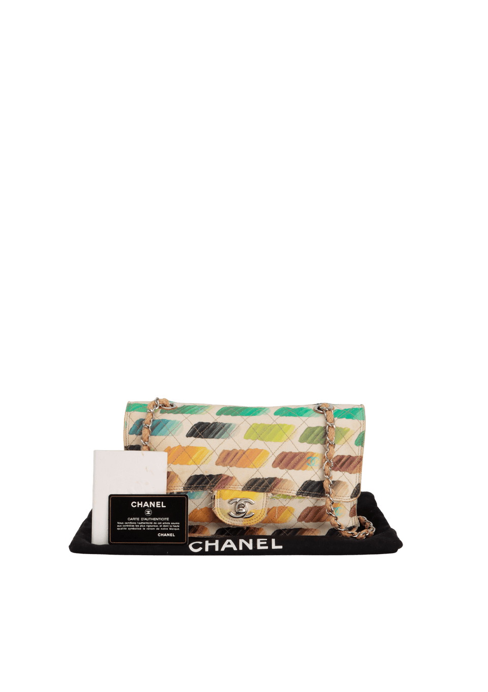 MEDIUM WATERCOLOR COLORAMA FLAP BAG