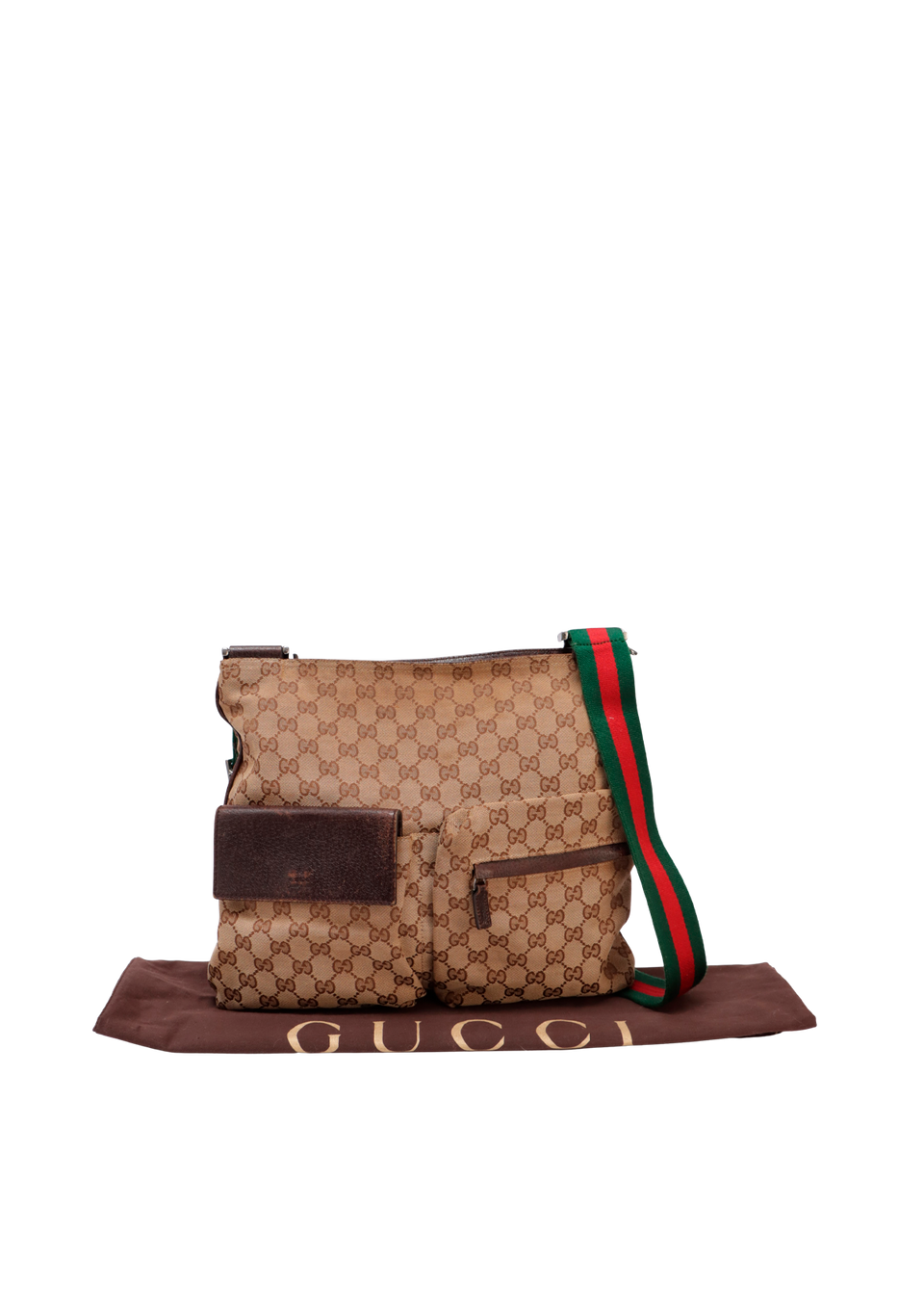 GG CANVAS MESSENGER BAG