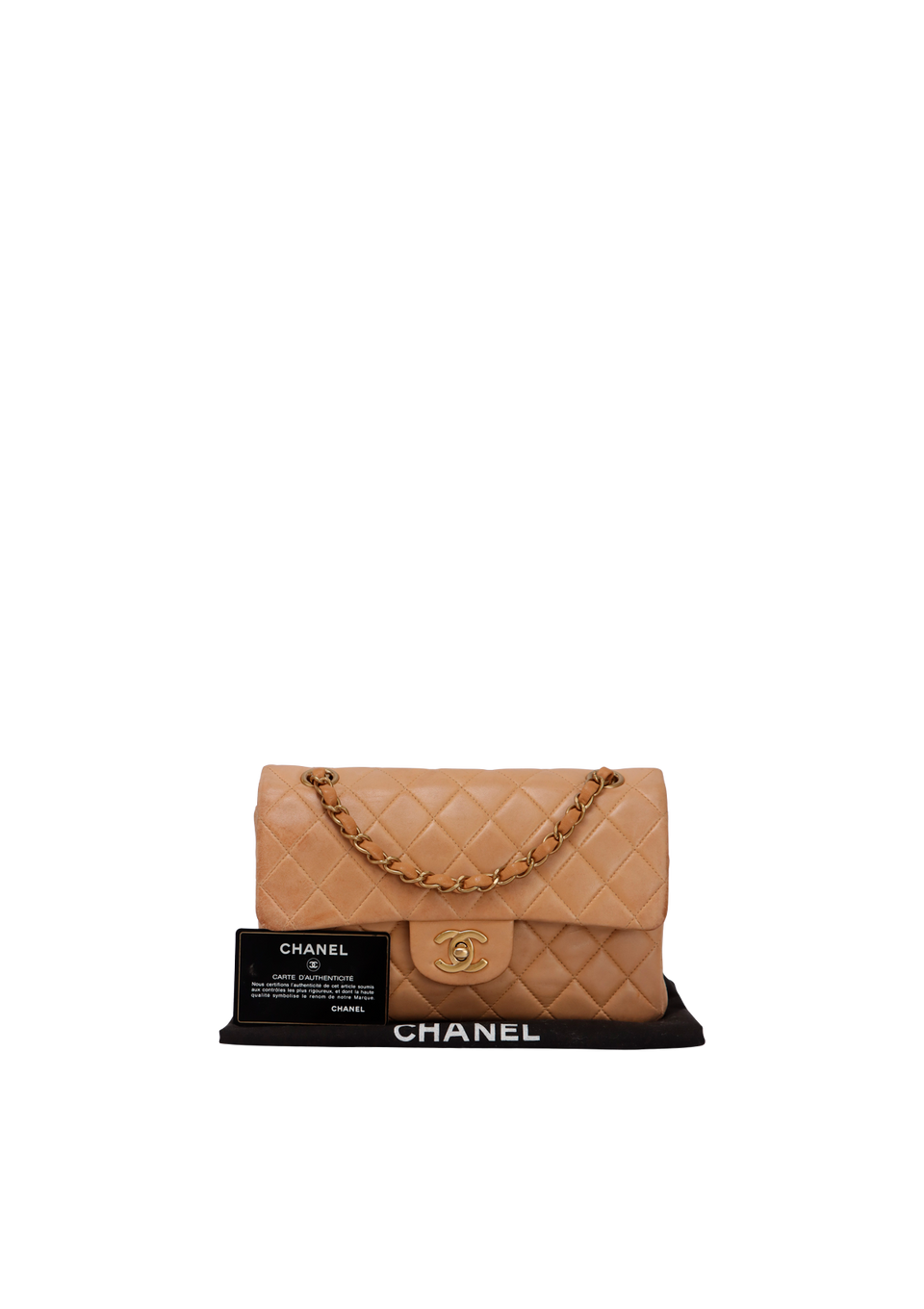 VINTAGE SMALL DOUBLE FLAP BAG