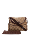 GG CANVAS DIAPER BAG