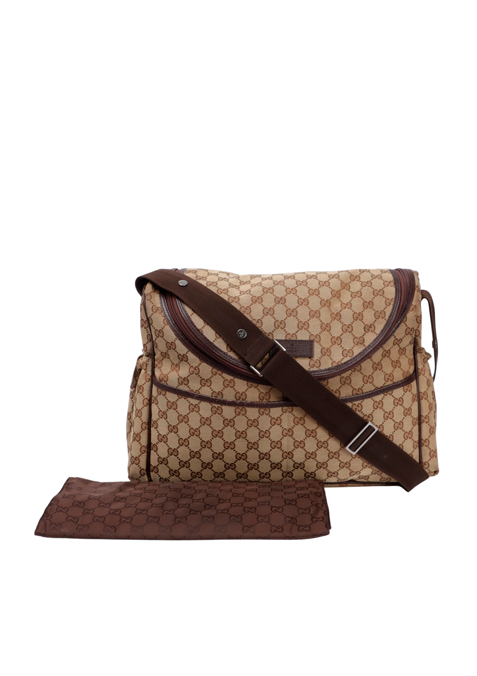 GG CANVAS DIAPER BAG