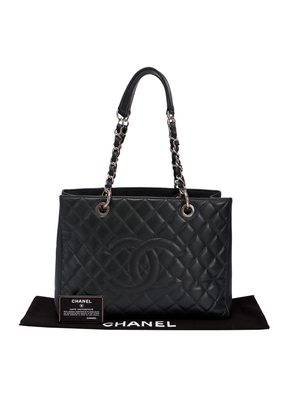 GRAND SHOPPING TOTE CAVIAR