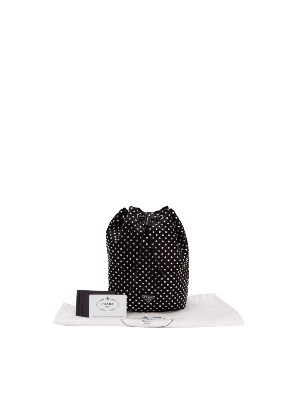 RASO CRYSTAL BUCKET BAG