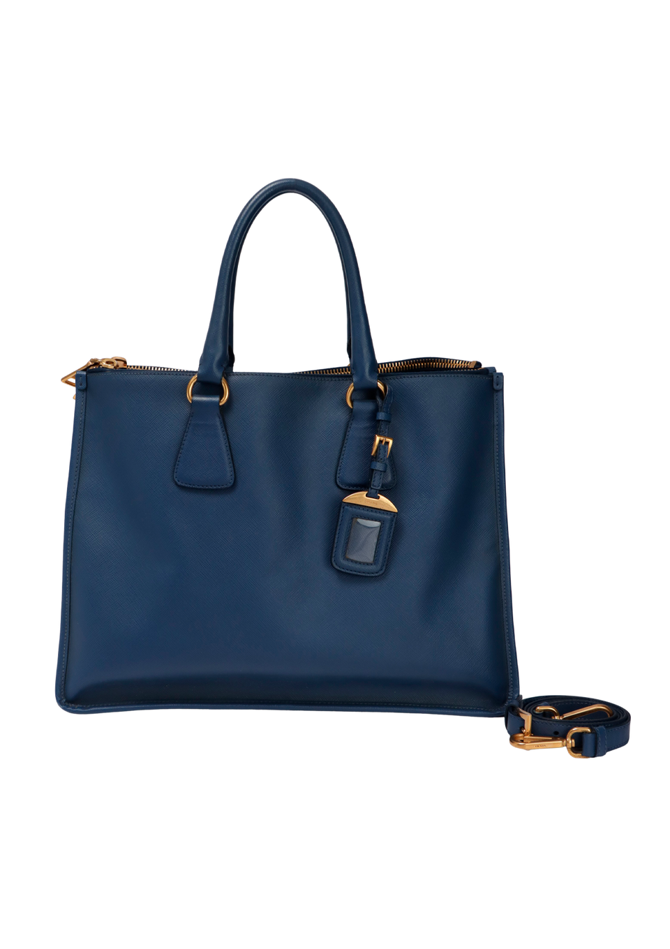 LARGE SAFFIANO LUX DOUBLE ZIP GALLERIA