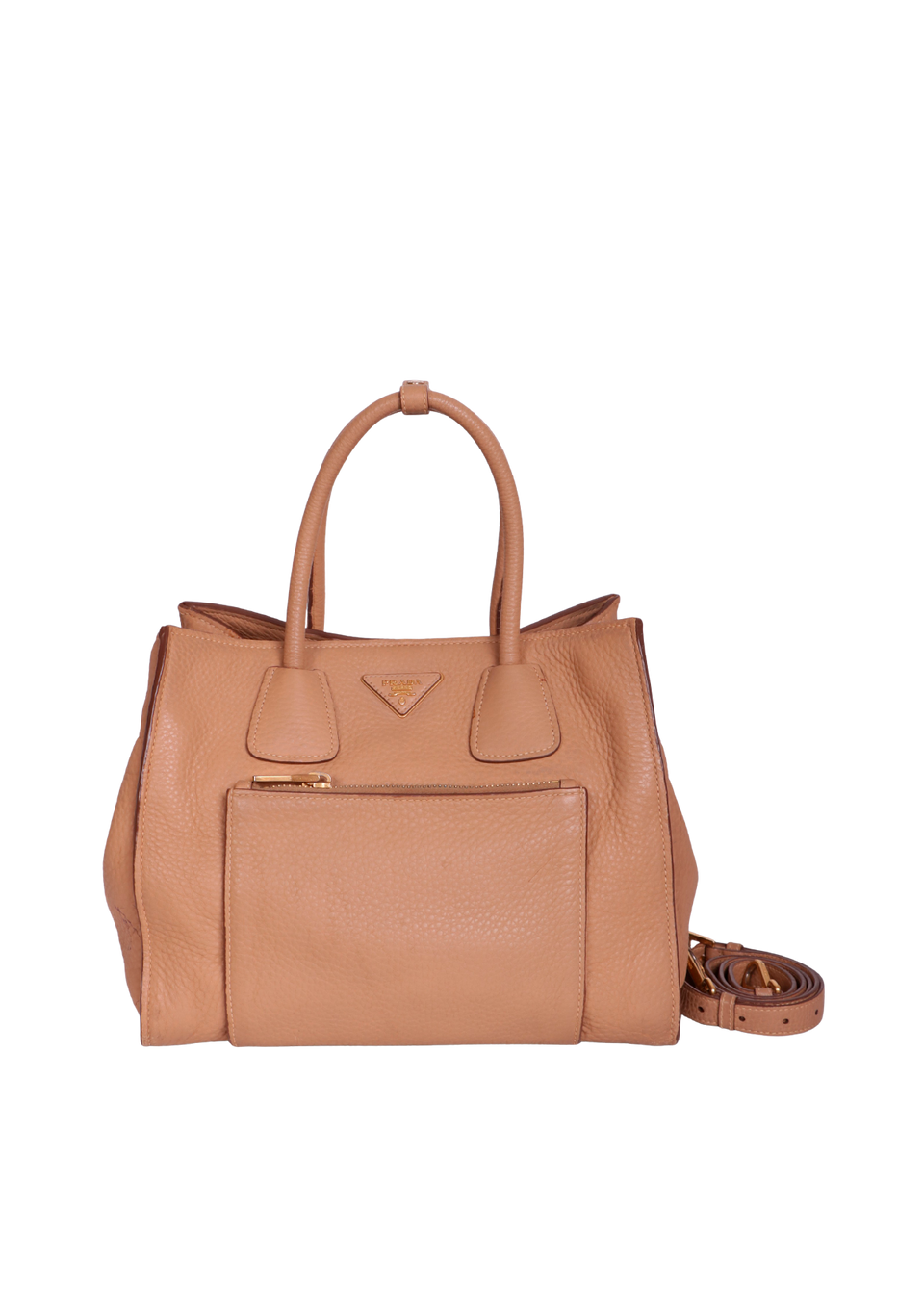 VITELLO DAINO FRONT POCKET WING TOTE