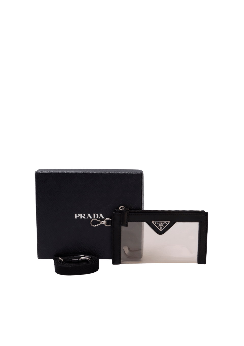 PVC SAFFIANO LANYARD POUCH