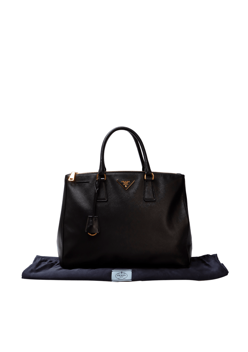 LARGE SAFFIANO LUX DOUBLE ZIP GALLERIA