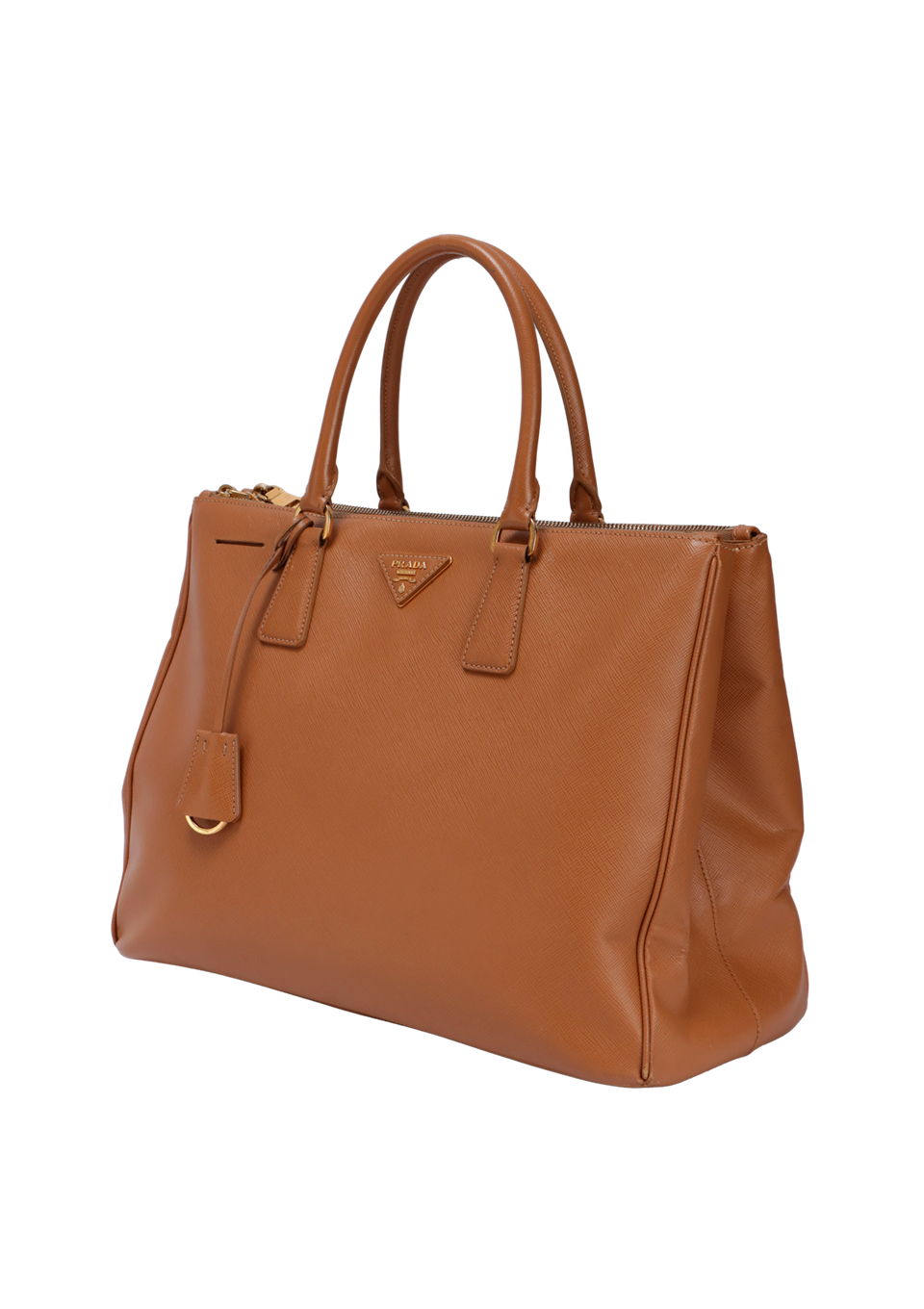 LARGE SAFFIANO LUX DOUBLE ZIP GALLERIA