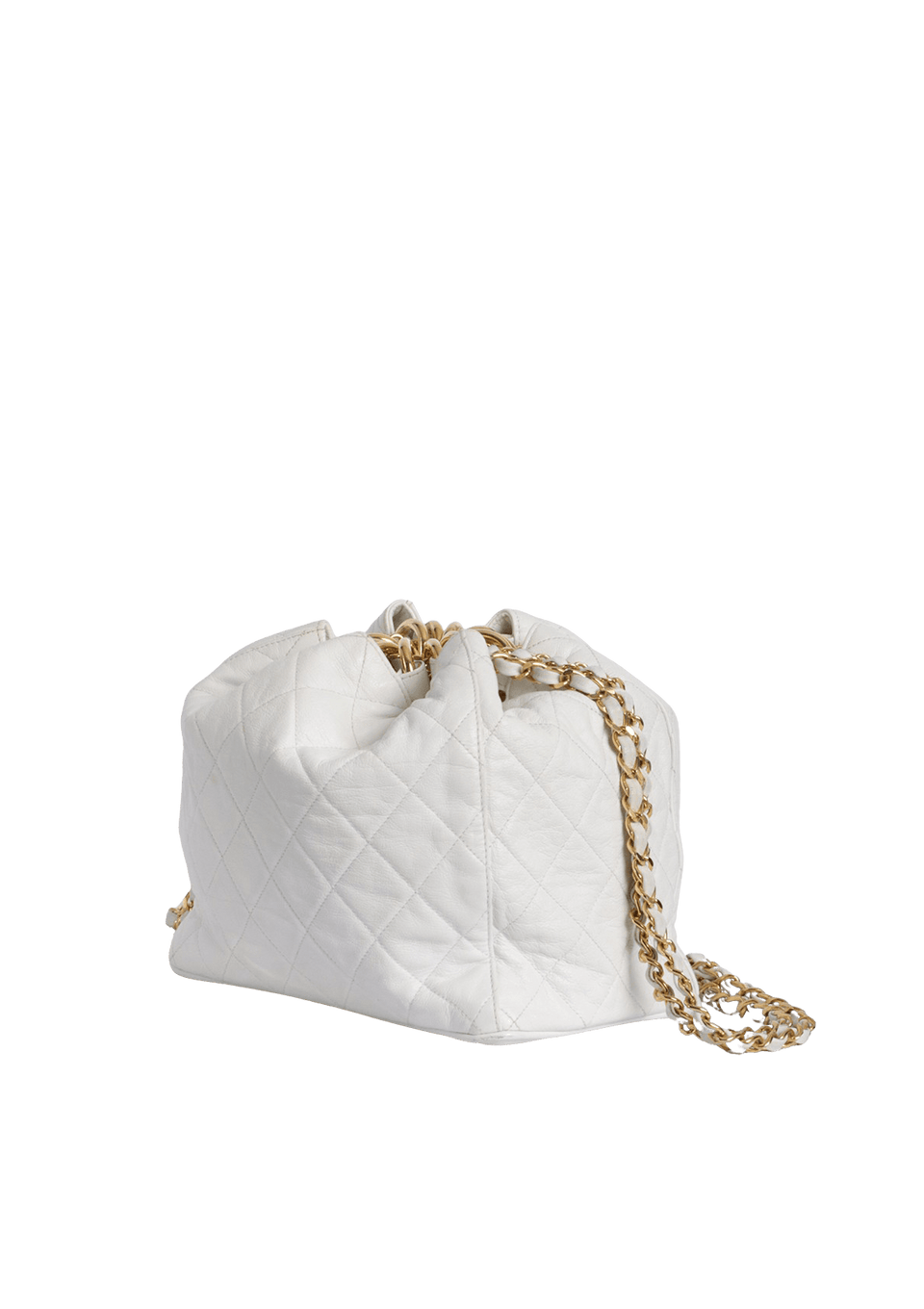 VINTAGE DRAWSTRING BUCKET BAG