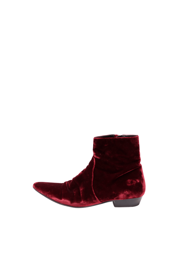 VELVET BOOTS 42