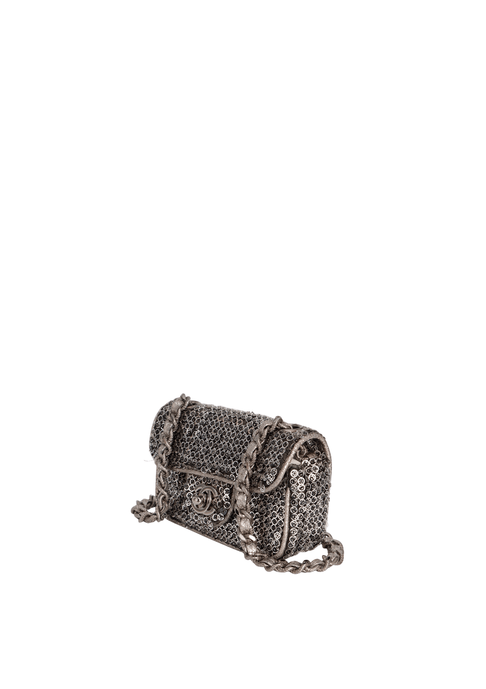 MINI SEQUIN FLAP BAG