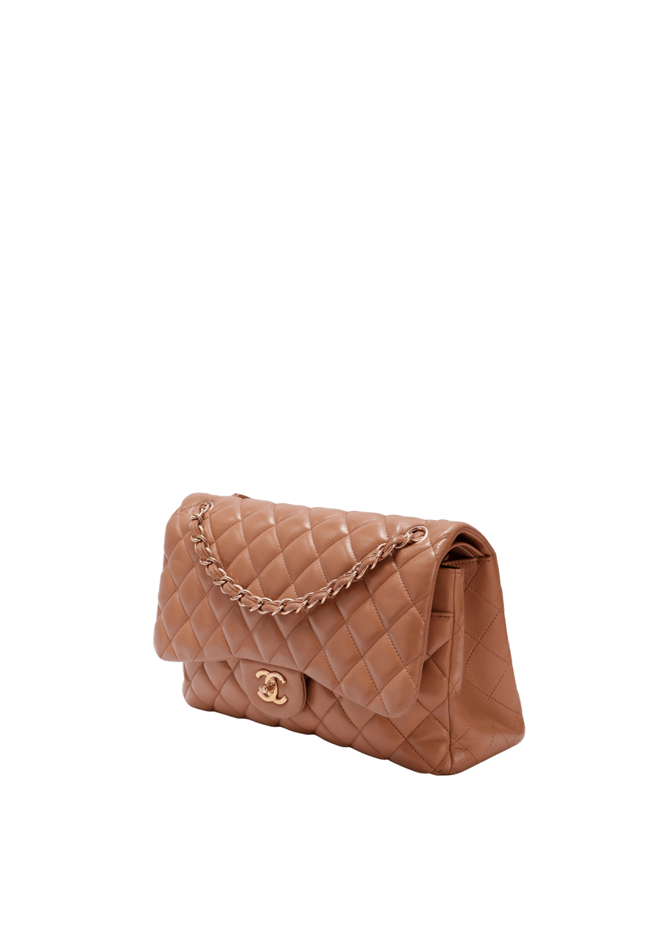 JUMBO CLASSIC DOUBLE FLAP LAMBSKIN