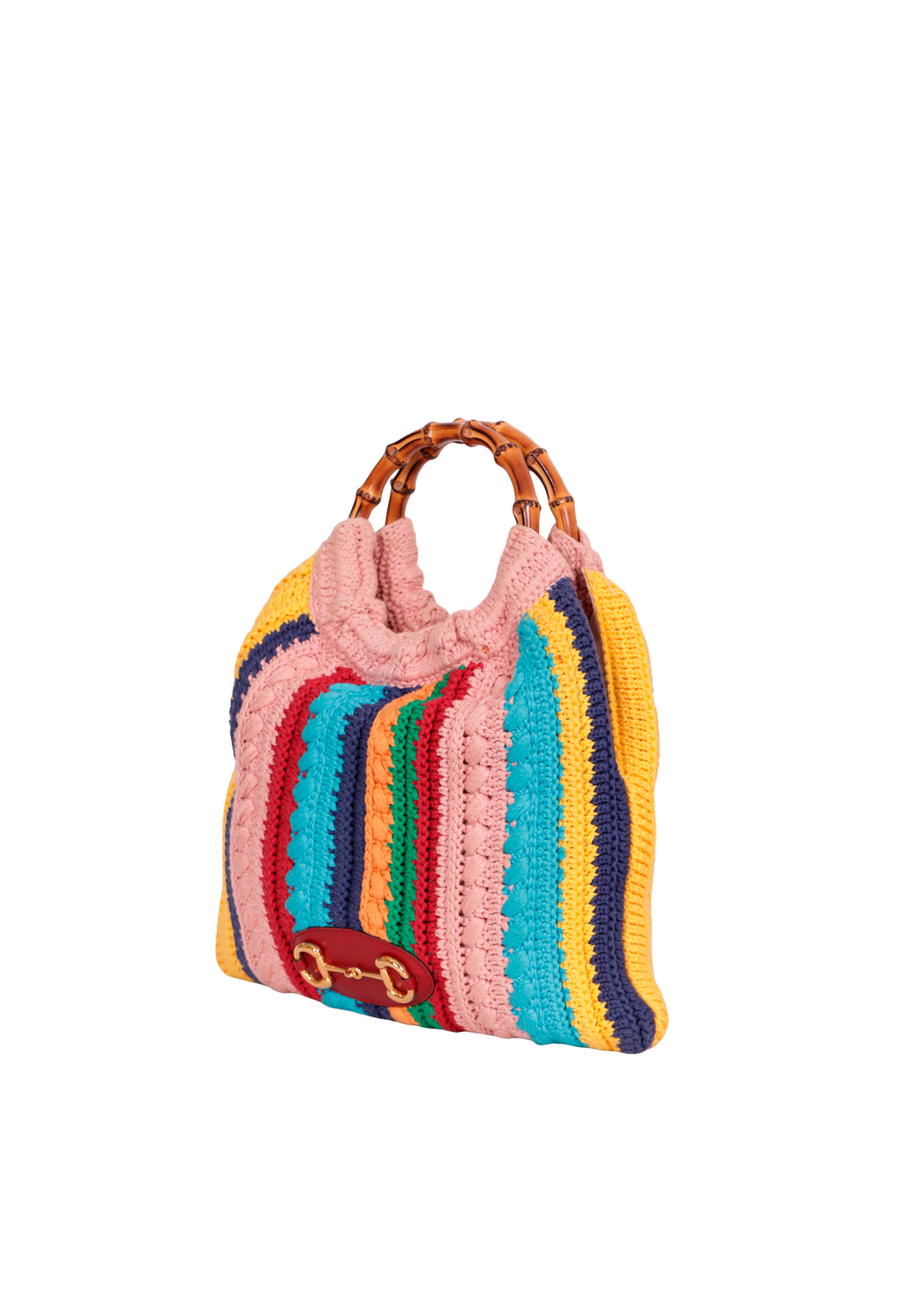 MEDIUM MULTICOLORED 1955 HORSEBIT CROCHET BAG
