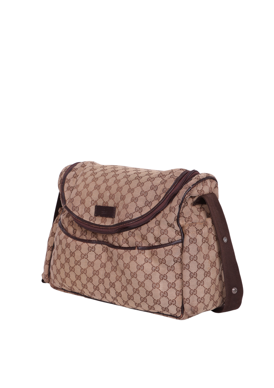 GG CANVAS DIAPER BAG