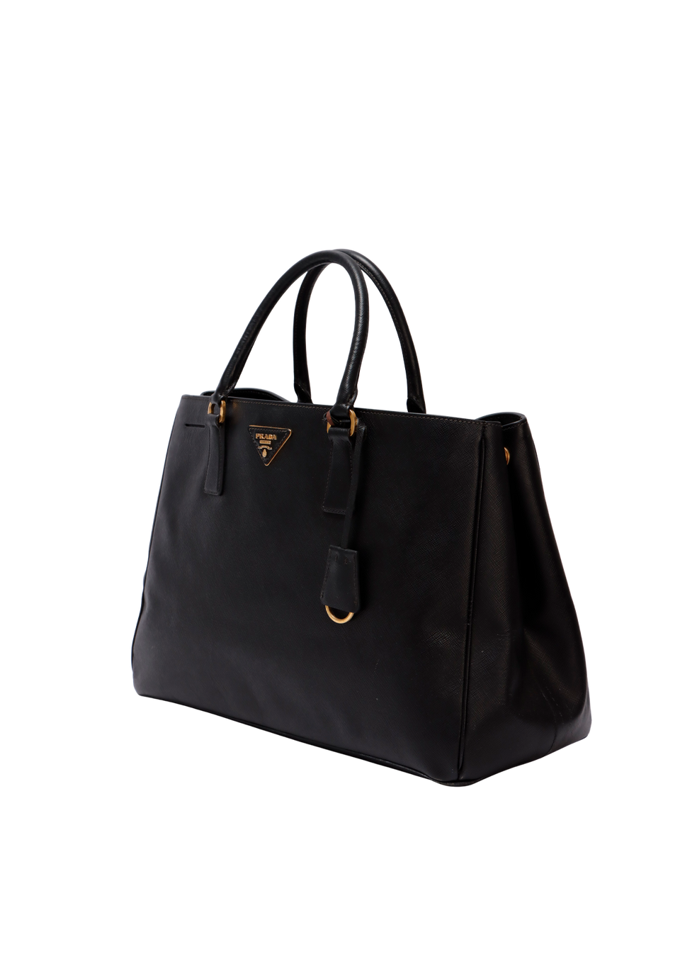 LARGE SAFFIANO LUX DOUBLE ZIP GALLERIA