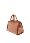 SMALL MADRAS CONVERTIBLE WOVEN BAG