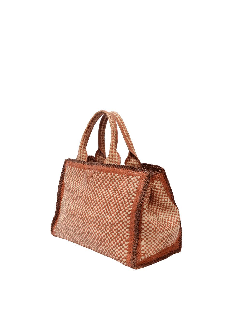 SMALL MADRAS CONVERTIBLE WOVEN BAG