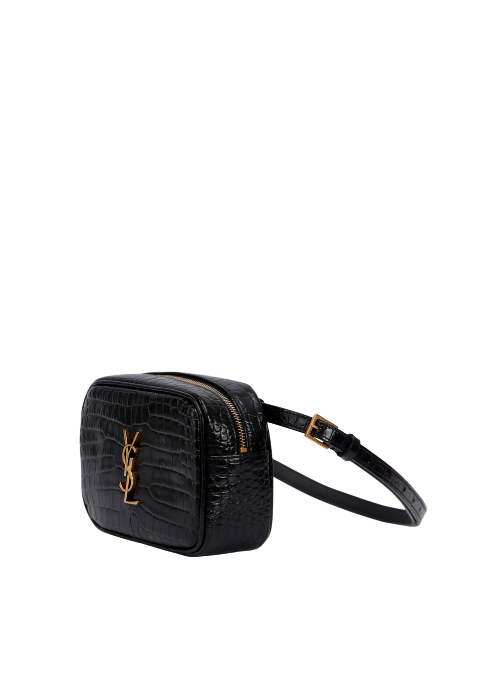 CROCODILE EMBOSSED LOU CAMERA BAG