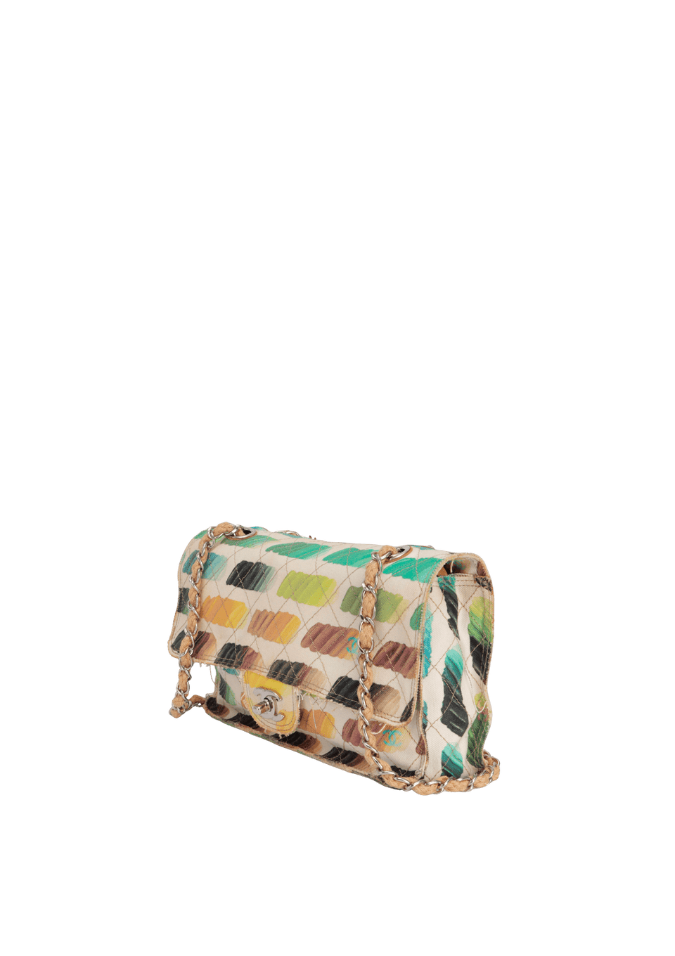 MEDIUM WATERCOLOR COLORAMA FLAP BAG