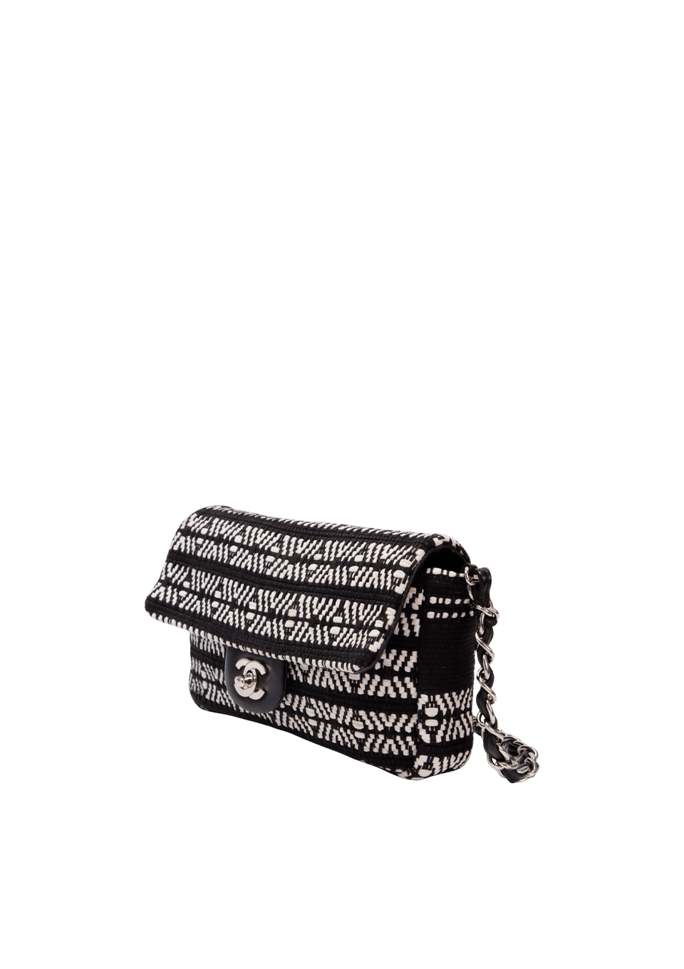 WOVEN TWEED SMALL FLAP