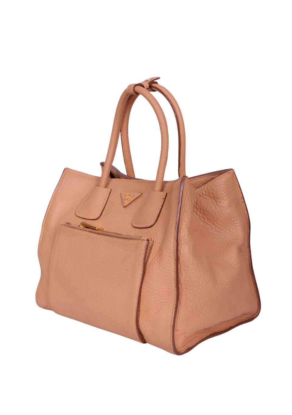 VITELLO DAINO FRONT POCKET WING TOTE