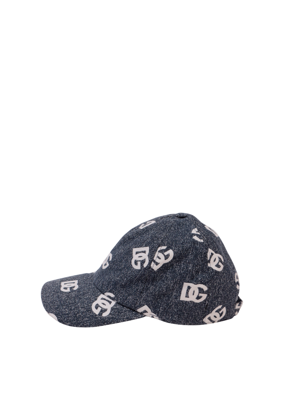 LOGO JACQUARD DENIM BASEBALL CAP