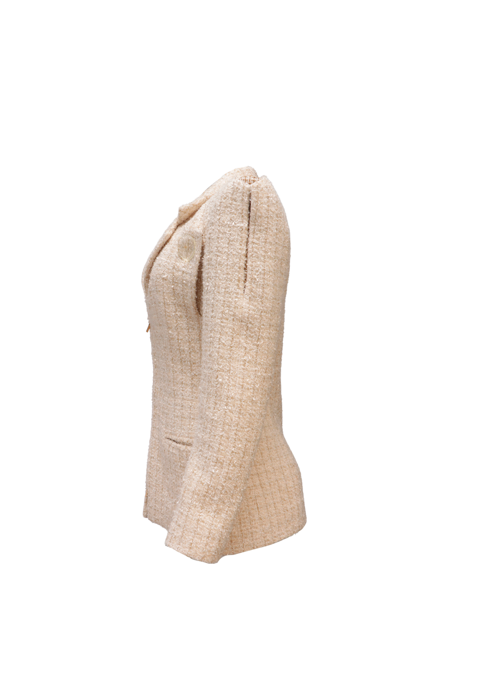 A PARIS-COSMOPOLITE TWEED BLAZER 34