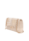 TWEED PATCHWORK FLAP BAG