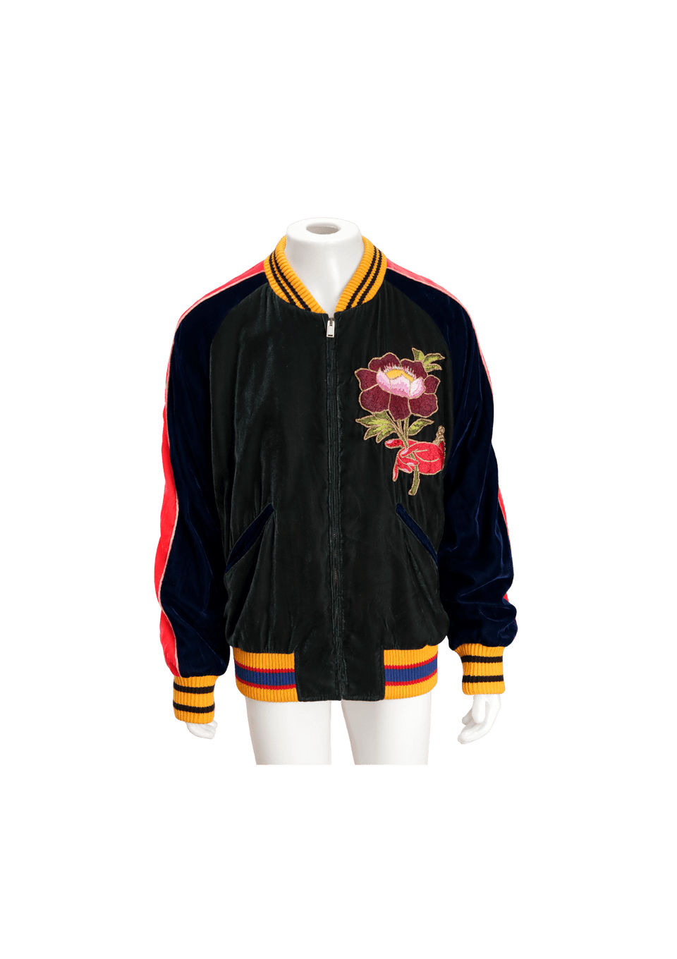VELVET EMBROIDED JACKET 48