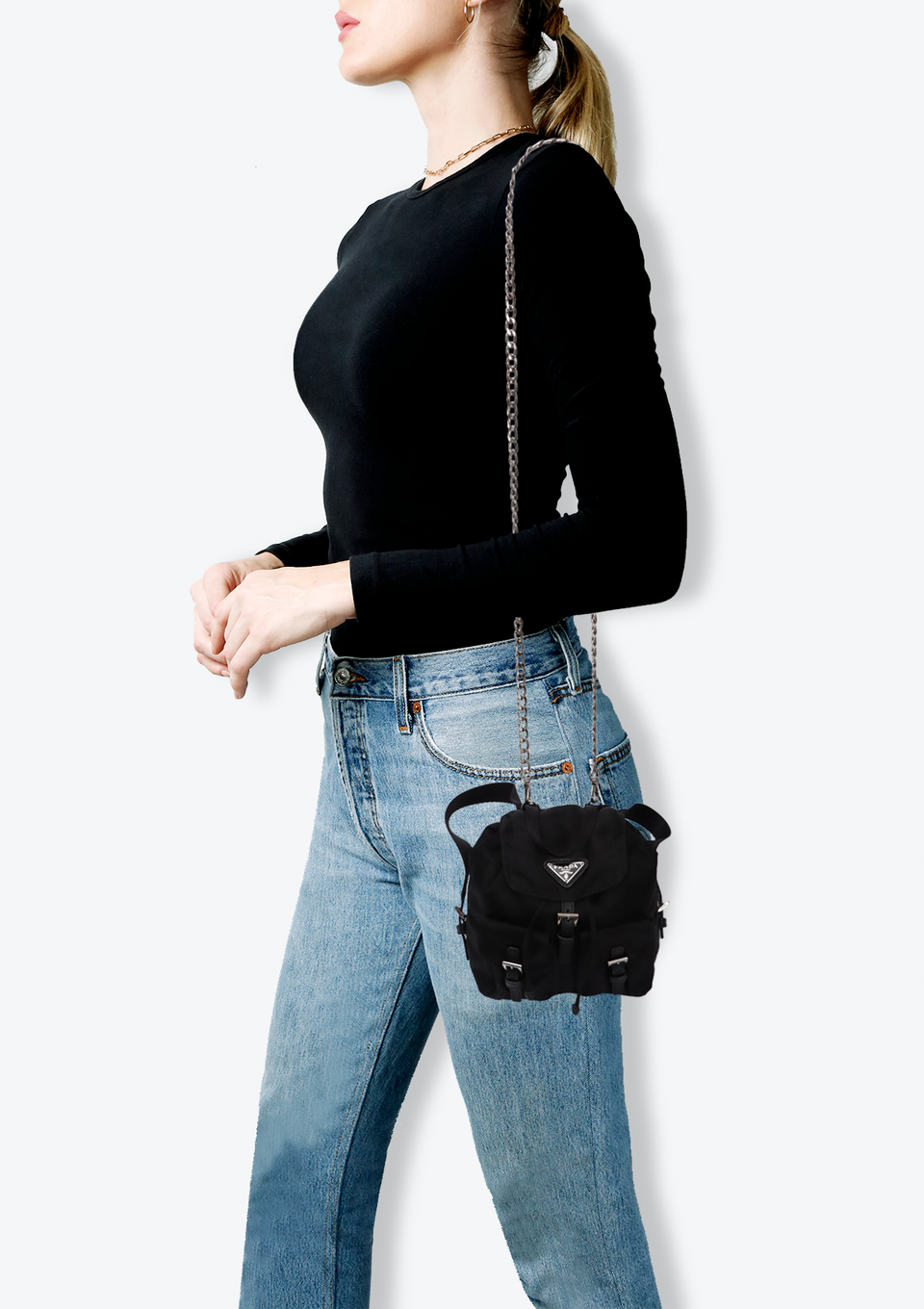 MINI TESSUTO DRAWSTRING BACKPACK