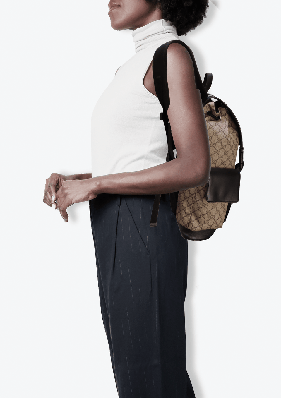 GG SUPREME DOUBLE BUCKLE BACKPACK