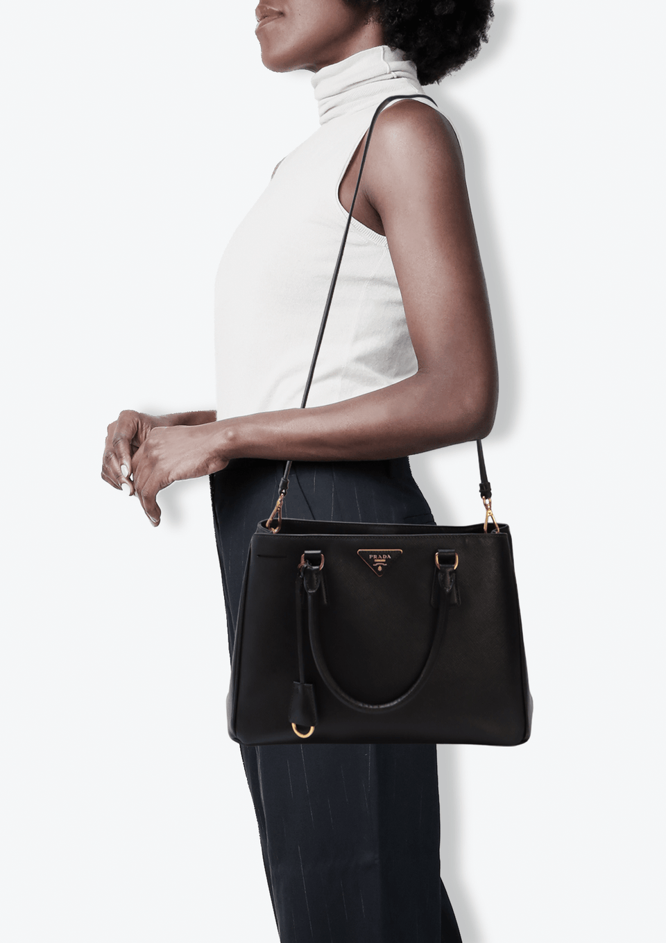 MEDIUM SAFFIANO LUX GALLERIA TOTE