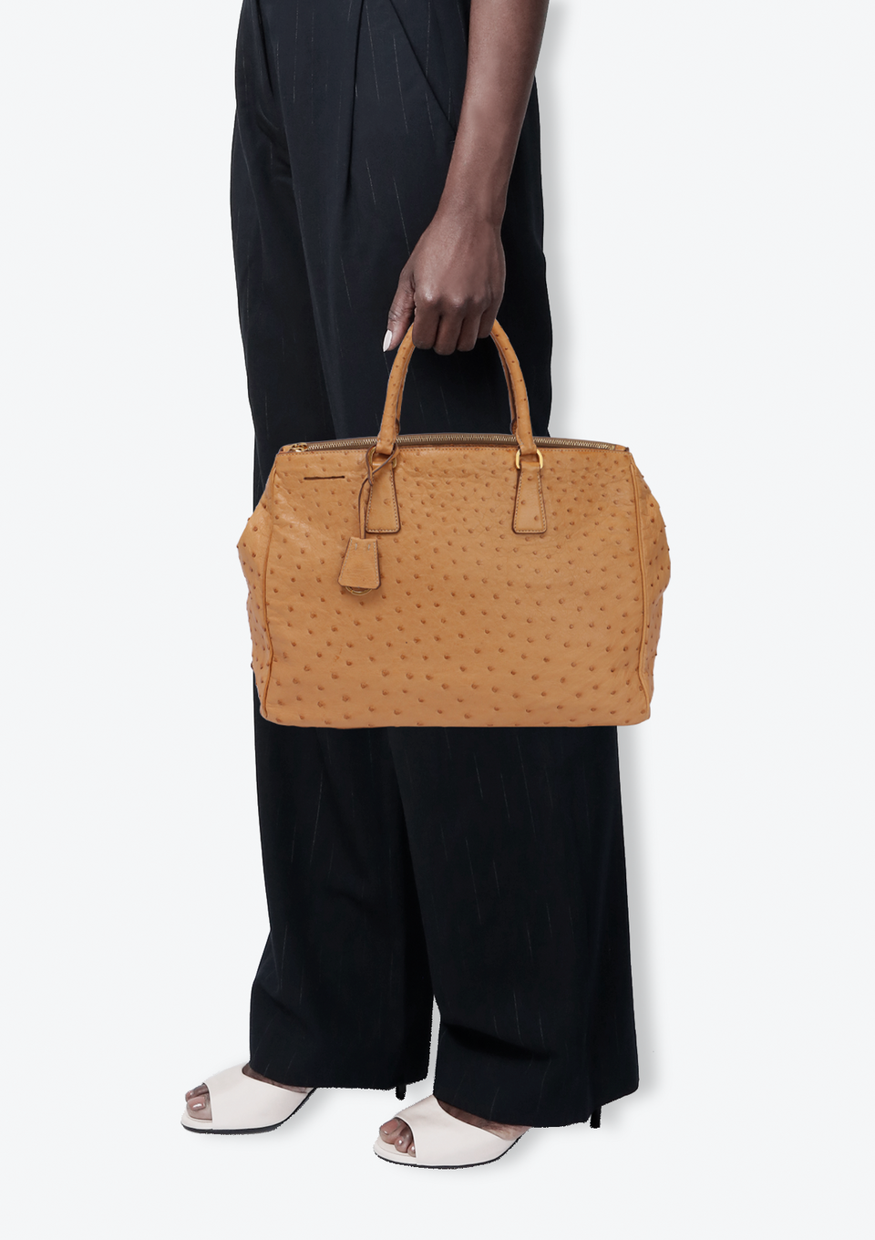 OSTRICH STRUZZO EXECUTIVE TOTE