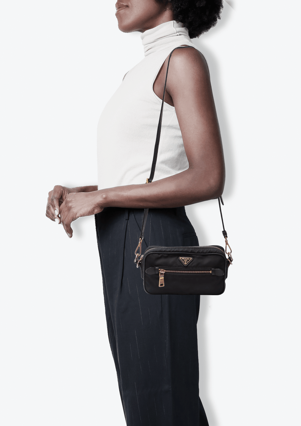 TESSUTO SMALL CAMERA BAG