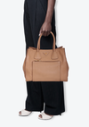 VITELLO DAINO FRONT POCKET WING TOTE