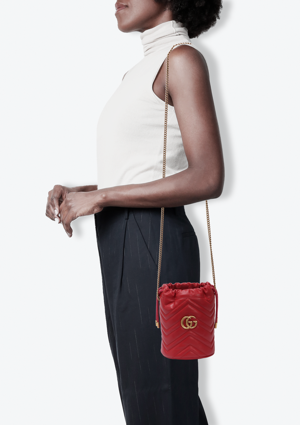 MINI GG MARMONT BUCKET BAG