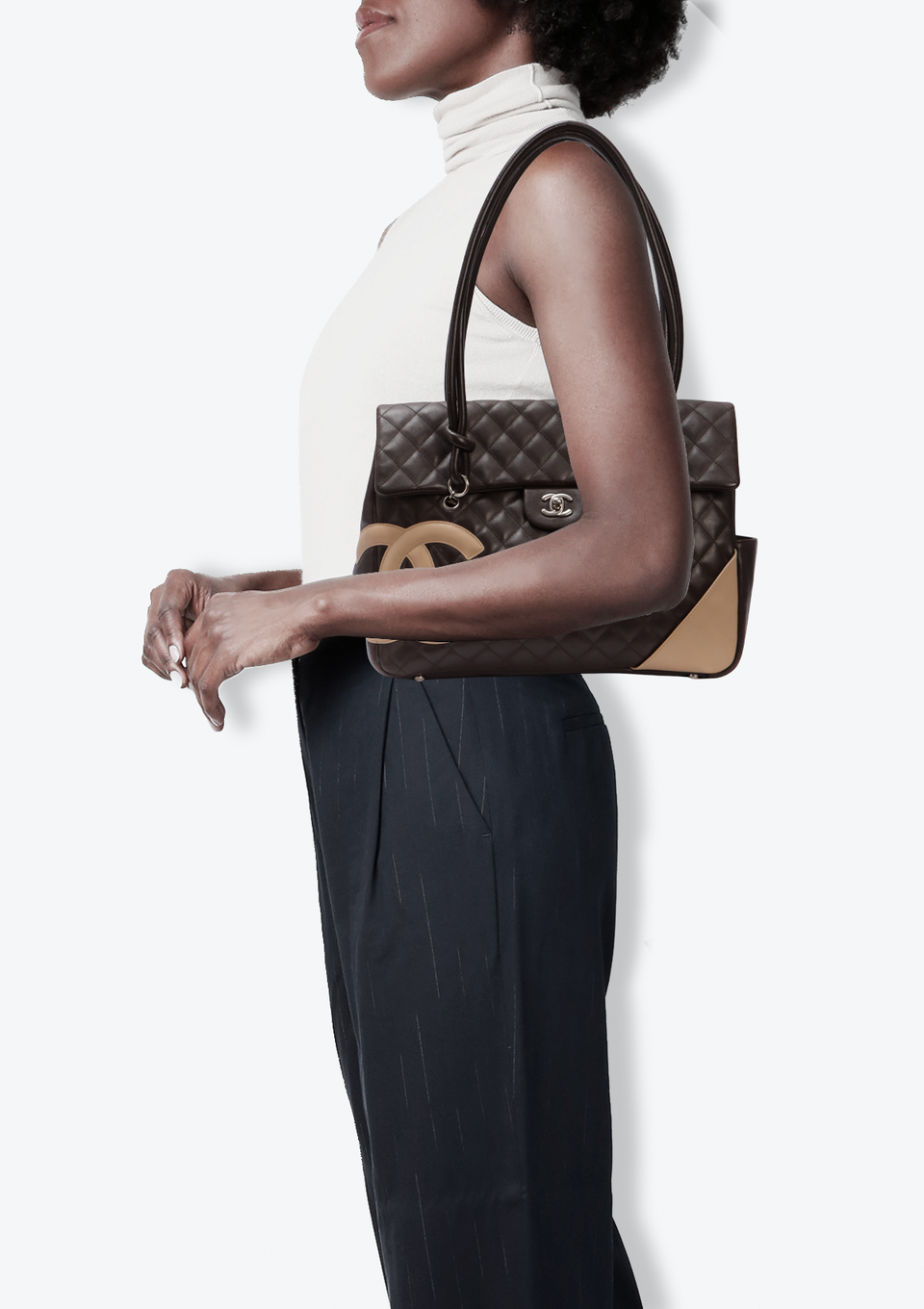 LIGNE CAMBON FLAP BAG