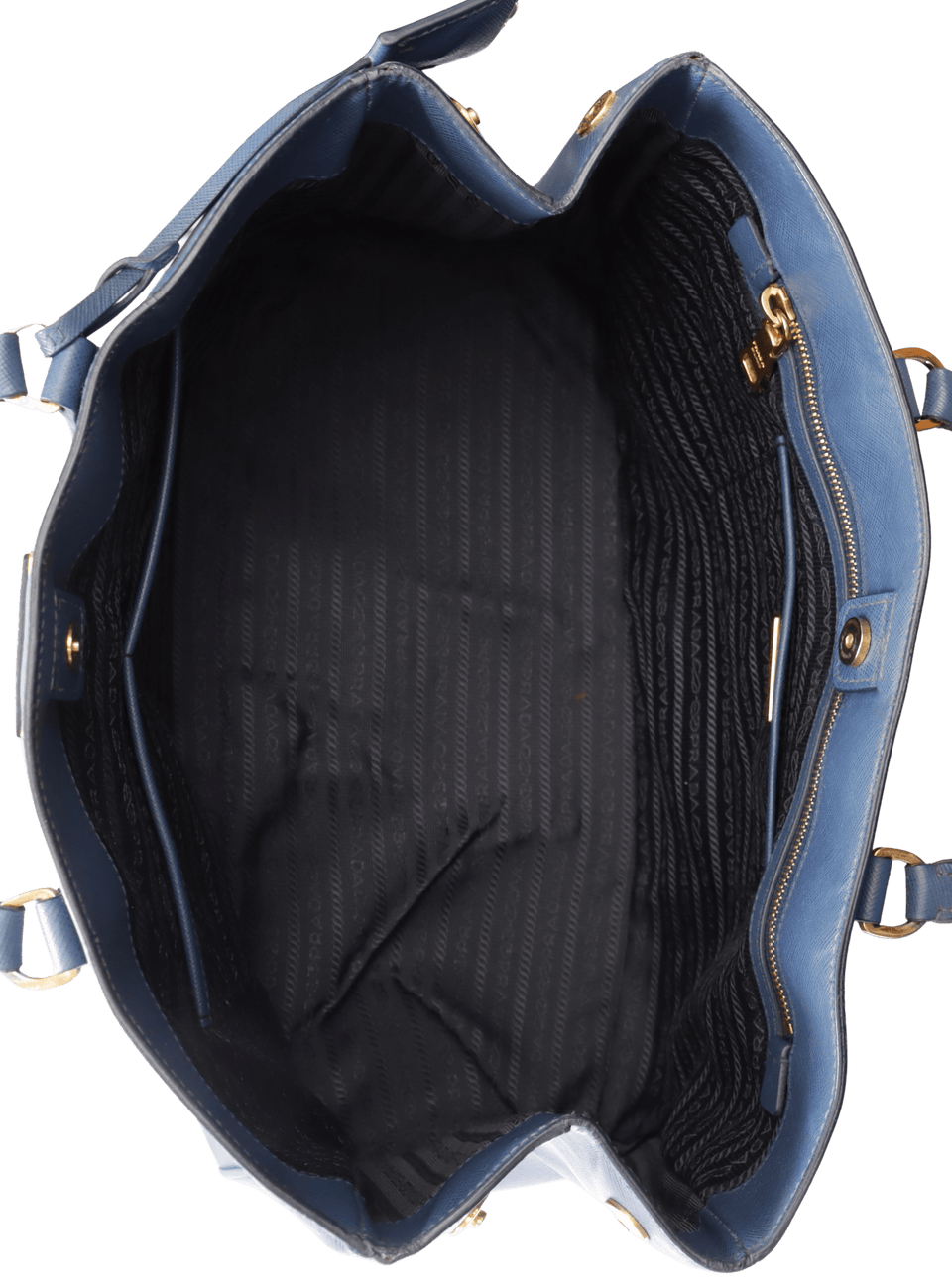 LARGE SAFFIANO LUX DOUBLE ZIP GALLERIA