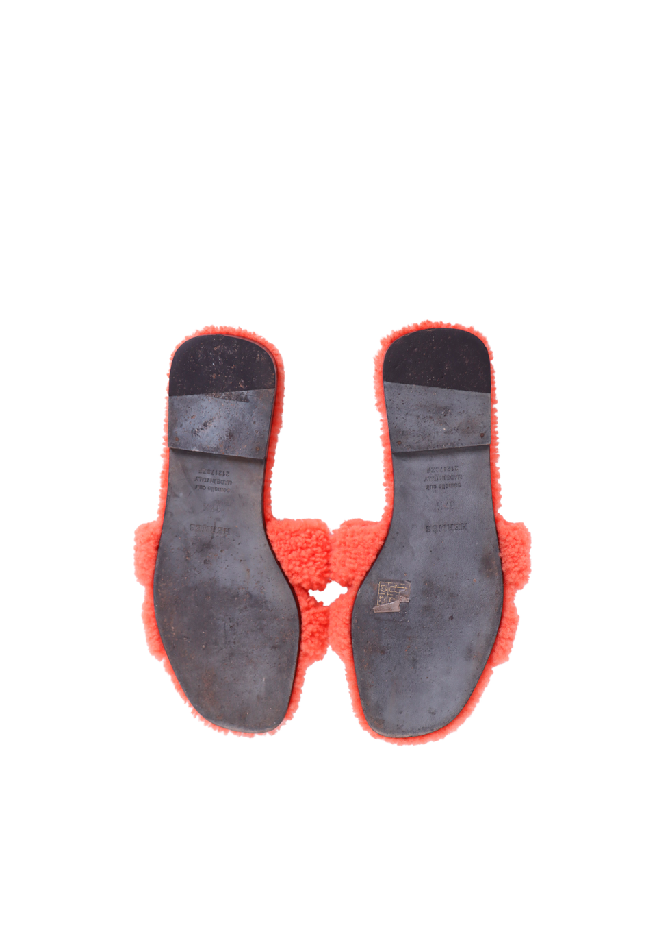 SHEARLING ORAN SLIDES 35.5