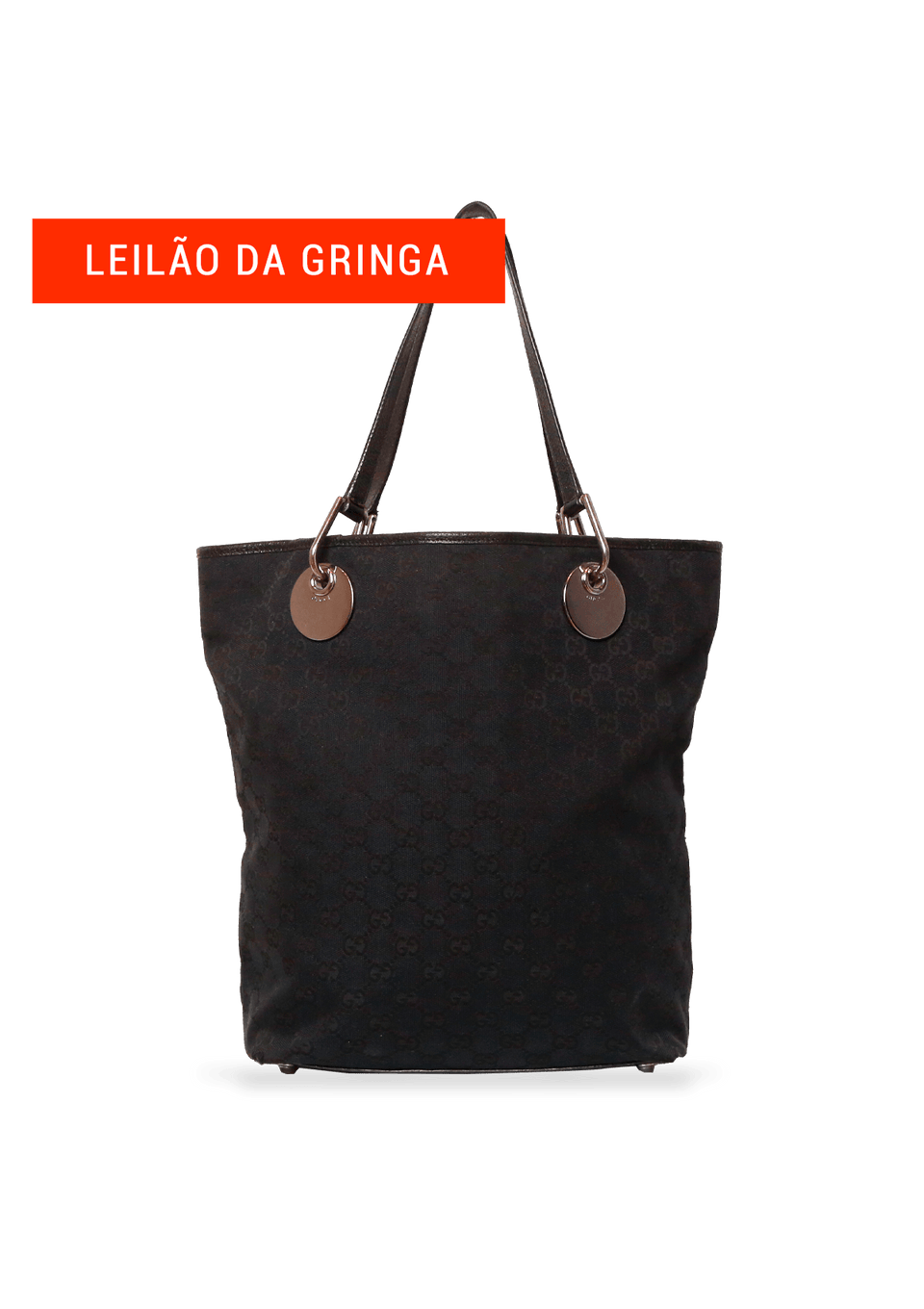 GG CANVAS BUCKET TOTE