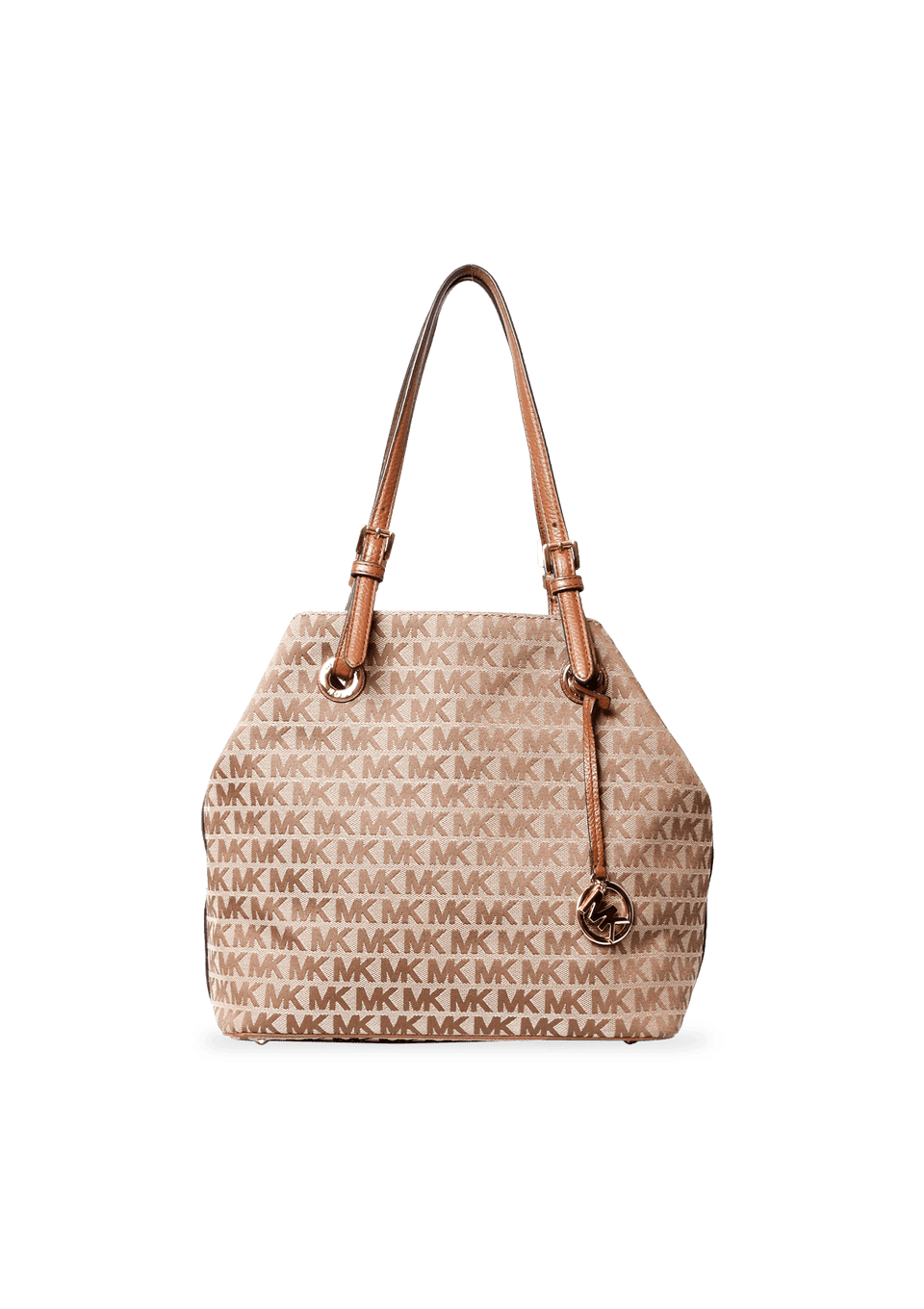 MONOGRAM TOTE BAG MICHAEL KORS MARROM ORIGINAL