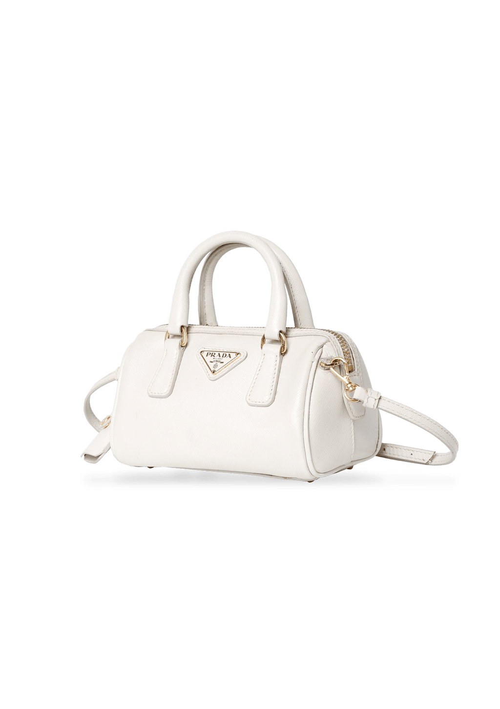 BOLSA PRADA SAFFIANO LUX MINI BAULETTO BAG VERMELHA ORIGINAL – Gringa