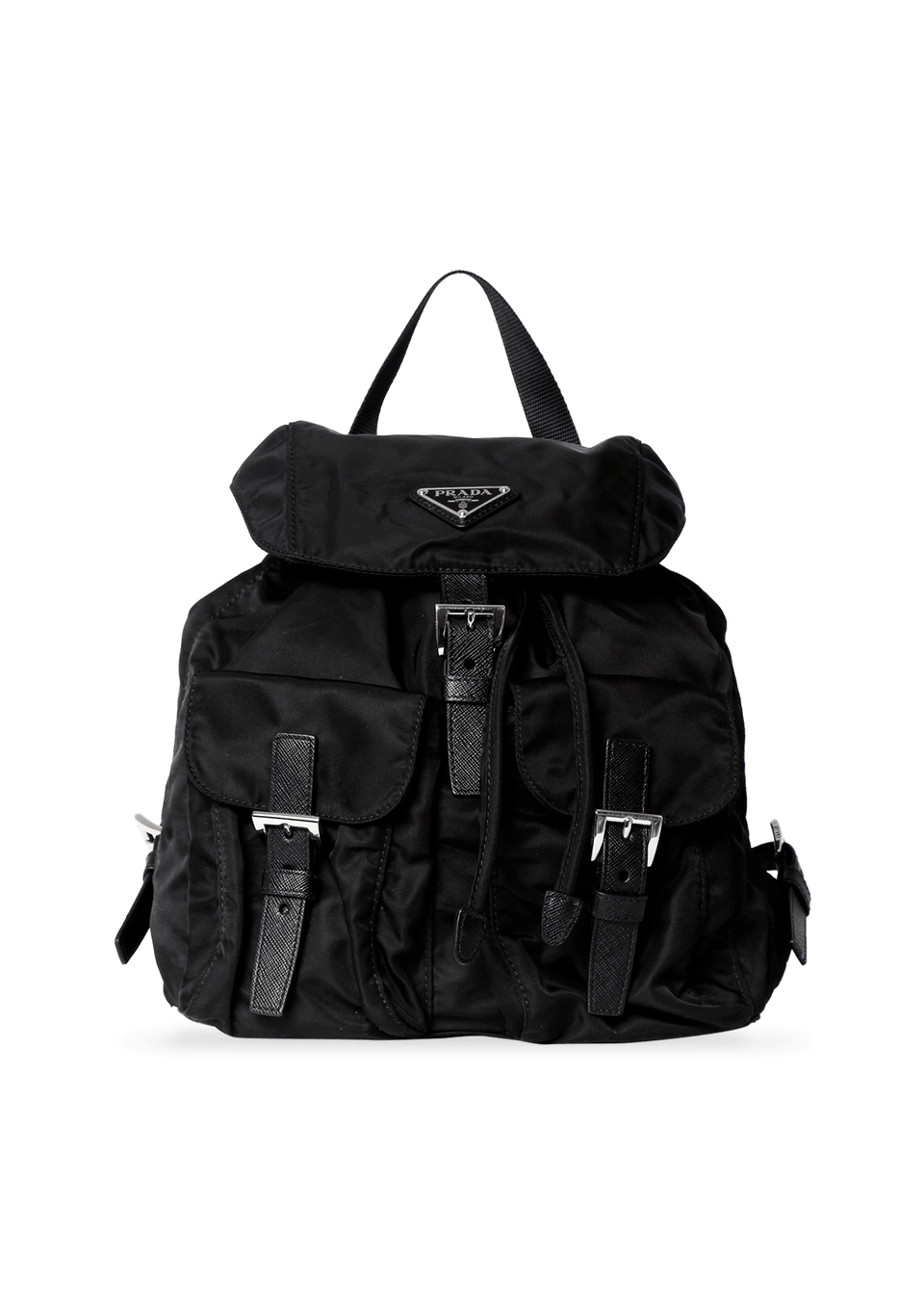 MINI LEATHER TRIMMED BACKPACK