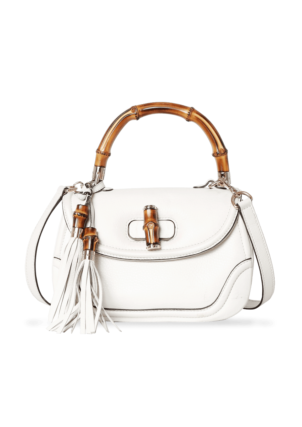 LEATHER BAMBOO SATCHEL
